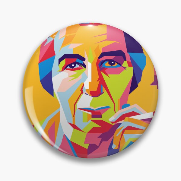 Item preview, Portrait of Golda Meir illustration in Wpap style designed and sold by GreissDesign.