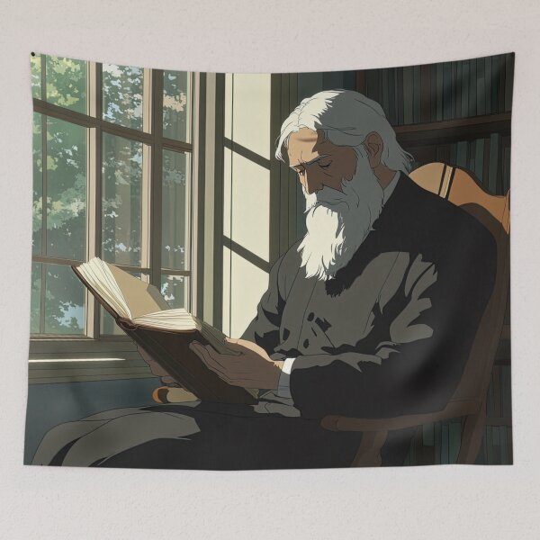 Item preview, Leo Tolstoy, author | Anime style designed and sold by ComicsFactory.