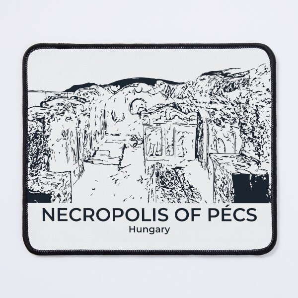 Aperçu de l'œuvre Nécropole de Pécs - Hongrie créée et vendue par Lakeric Cityscapes.