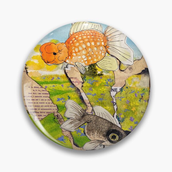 Item preview, Goldfish Watercolor designed and sold by Beyond The Burrow.