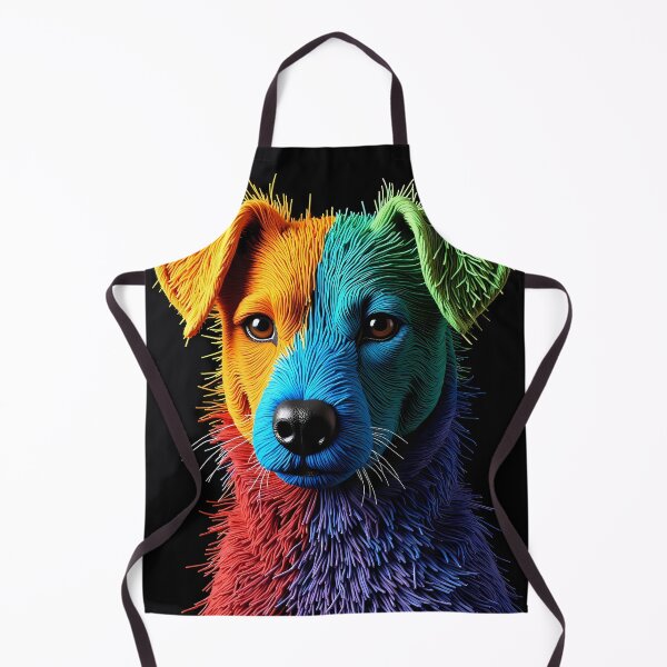 Item preview, Dog Colorful Animals Yarn Sculptures Art Creative Texture designed and sold by ART ATTACK ZONE.