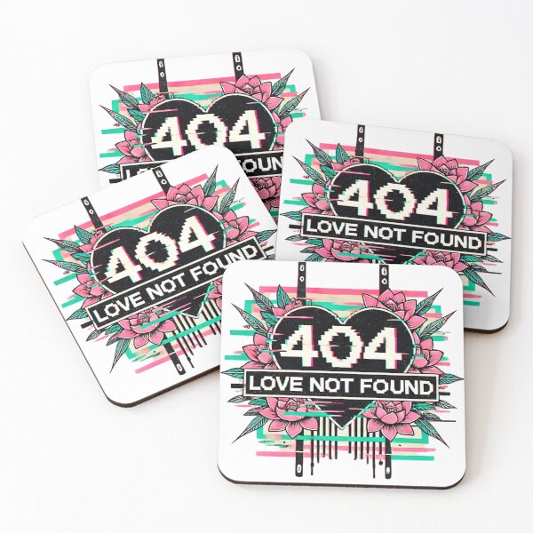 Item preview, 404 Love not Found Anti-valentine designed and sold by Retr0Tshirts.