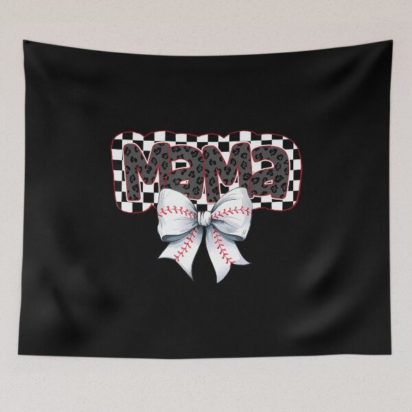 Item preview, Baseball Mama Coquette Bow Game Day Baseball Mom Mother designed and sold by facegm.