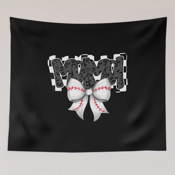Item preview, Baseball Mama Coquette Bow Game Day Baseball Mom Mother  designed and sold by facegm.