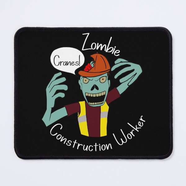 Item preview, Halloween Zombie Construction Worker Cranes! designed and sold by Neadski.