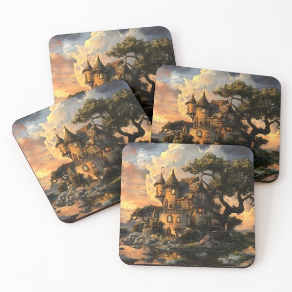Item preview, Medieval Castle On The River designed and sold by CoolMantras.
