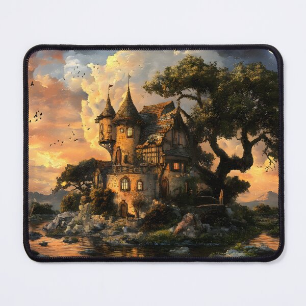 Item preview, Medieval Castle On The River designed and sold by CoolMantras.