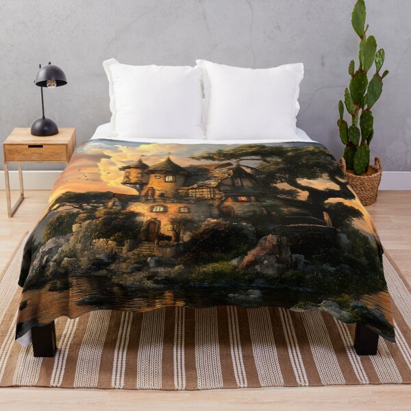 Item preview, Medieval Castle On The River designed and sold by CoolMantras.