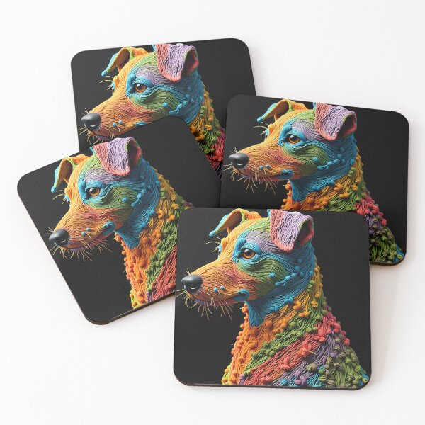 Item preview, Pet Colorful Animals Yarn Sculptures Art Creative Texture designed and sold by ART ATTACK ZONE.