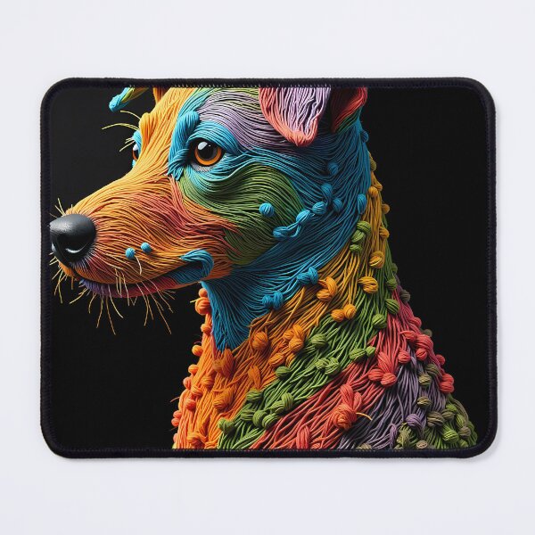Item preview, Pet Colorful Animals Yarn Sculptures Art Creative Texture designed and sold by ART ATTACK ZONE.