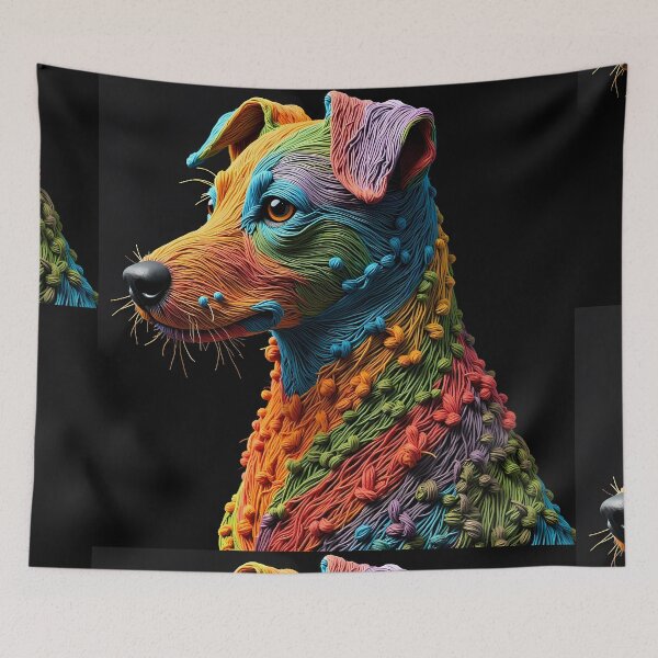 Item preview, Pet Colorful Animals Yarn Sculptures Art Creative Texture designed and sold by ART ATTACK ZONE.
