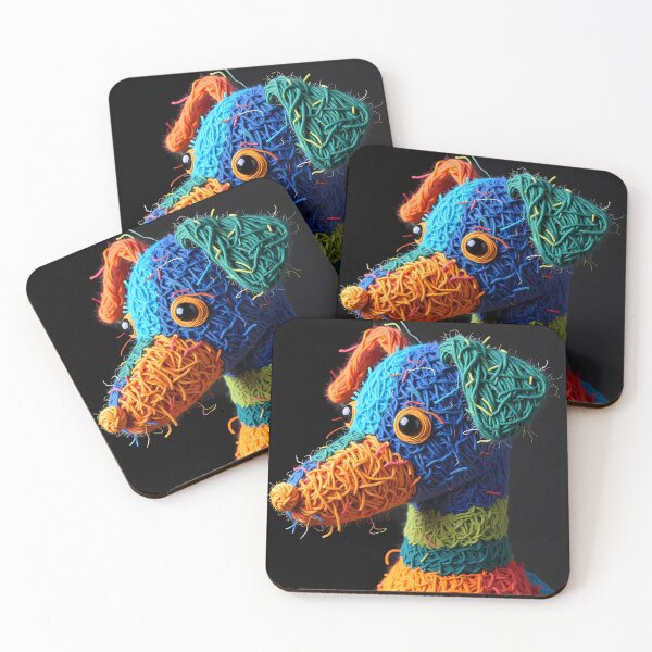 Item preview, Colorful Animals Yarn Sculptures Art Creative Texture designed and sold by ART ATTACK ZONE.