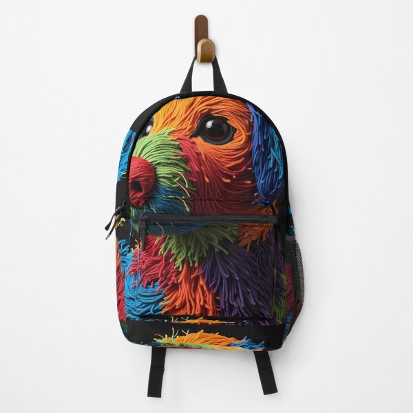 Item preview, Doggie Colorful Animals Yarn Sculptures Art Creative Texture designed and sold by ART ATTACK ZONE.
