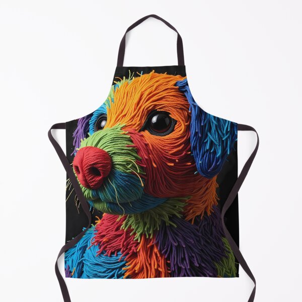 Item preview, Doggie Colorful Animals Yarn Sculptures Art Creative Texture designed and sold by ART ATTACK ZONE.