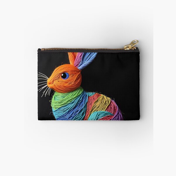 Item preview,  Colorful Rabbit Yarn Sculptures Art Creative Texture designed and sold by ART ATTACK ZONE.