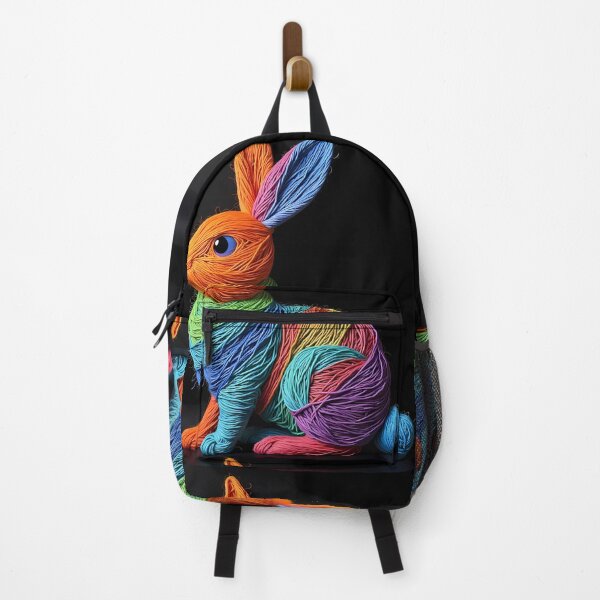 Item preview,  Colorful Rabbit Yarn Sculptures Art Creative Texture designed and sold by ART ATTACK ZONE.