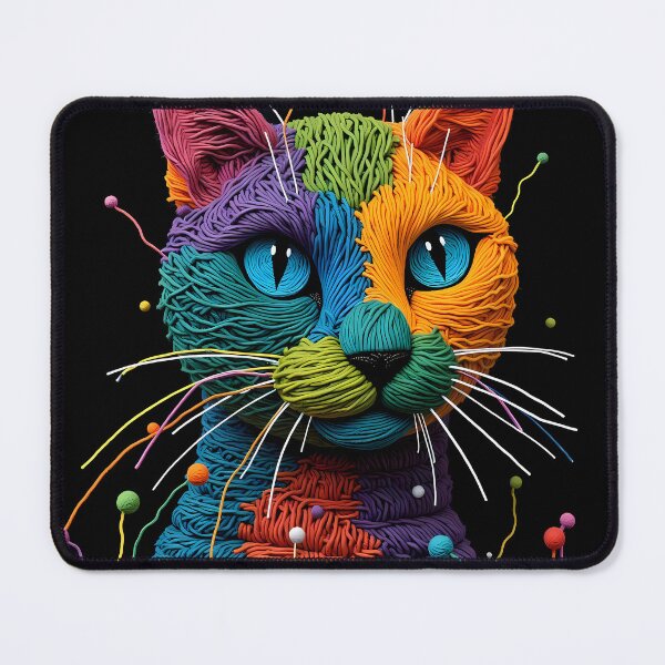 Item preview, Dot Colorful Animals Yarn Sculptures Art Creative Texture designed and sold by ART ATTACK ZONE.