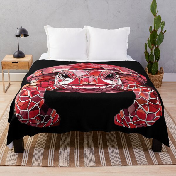 Item preview, Red Crystal Ruby Animal Geometric Sea Turtle Shapes designed and sold by Leonardo Palumbo.