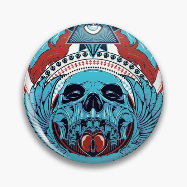 Item preview, Celestial Heart - Skull and Unicorns Tattoo Design designed and sold by TeesHearts100.