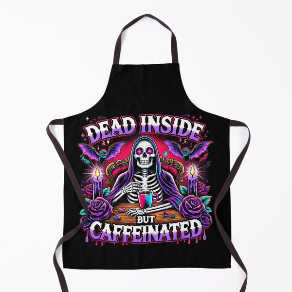 Item preview, Dead Inside But Caffeinated Gothic Coffee Lover designed and sold by CoolMantras.