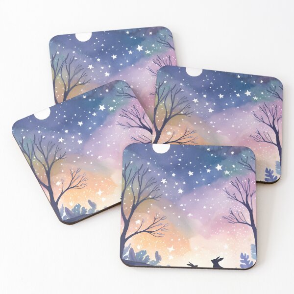 Item preview, Nght in the forest under the stars. designed and sold by VladislavDesigns.