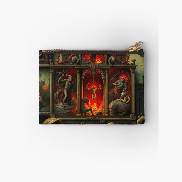 Item preview,  The Denizen Demons of Hell a Hellscape classical painting designed and sold by Vintage Designs +.