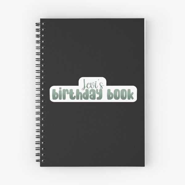 Item preview, Birthday Notebook Sticker designed and sold by charleyelise.