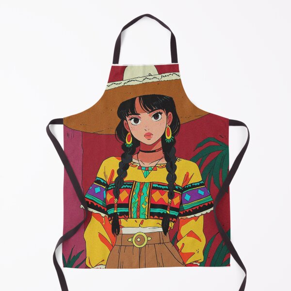 Item preview, Rebozo Grace – Vintage Anime Mexican Fashion designed and sold by RetroRebootShop.