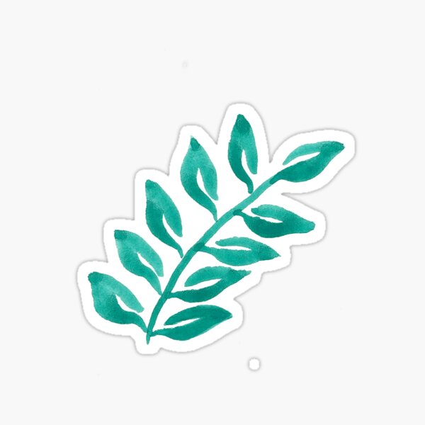 fresh leaf Sticker