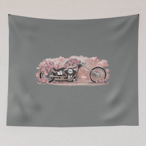 Item preview, Custom Chopper with Roses and Gifts designed and sold by Sza1a.