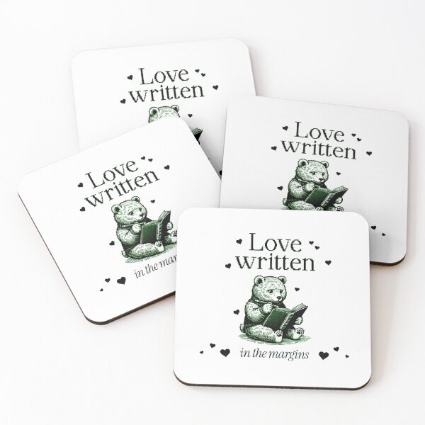 Item preview, Love Written in the Margins - Valentine's day - Book lover design designed and sold by TTeamDesigns.