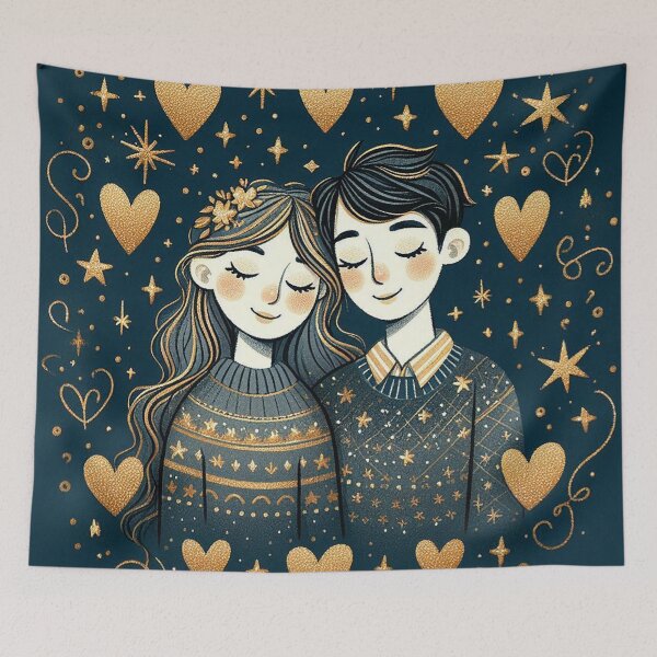 Item preview, Hearts and Stars Together designed and sold by zzz888.