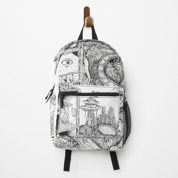 Item preview, Alien scrapyard with lost soul designed and sold by EdwardGeorgeArt.