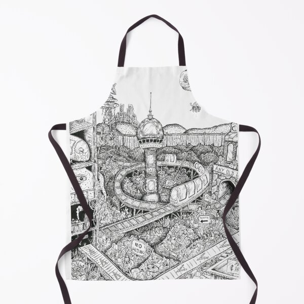 Item preview, Alien scrapyard with lost soul designed and sold by EdwardGeorgeArt.