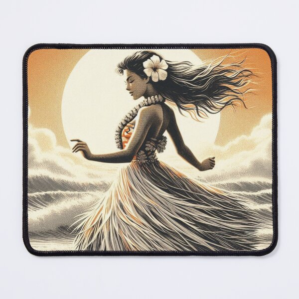 Item preview, Hula Girl in the Tropical Sunset designed and sold by FloridaWildOnes.