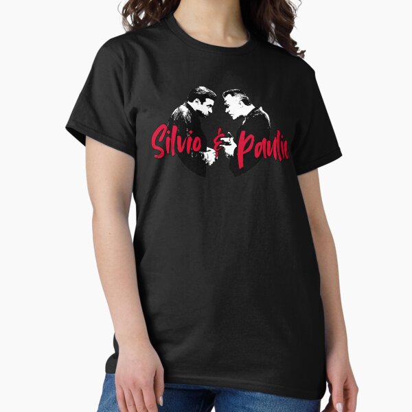 Vista previa del artículo con la obra «Silvio y Paulie», diseñado y vendido por UNK-Fatigues.