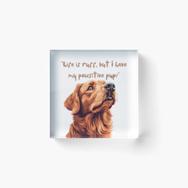 Item preview, We're friends,life is ruff but I have my pawsitive pup,Graphic T-shirt, trendy T-shirt, stylish casual wear, cotton tee, bold print T-shirt designed and sold by Gallery-yuuna .