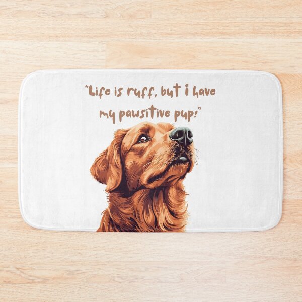 Item preview, We're friends,life is ruff but I have my pawsitive pup,Graphic T-shirt, trendy T-shirt, stylish casual wear, cotton tee, bold print T-shirt designed and sold by Gallery-yuuna .