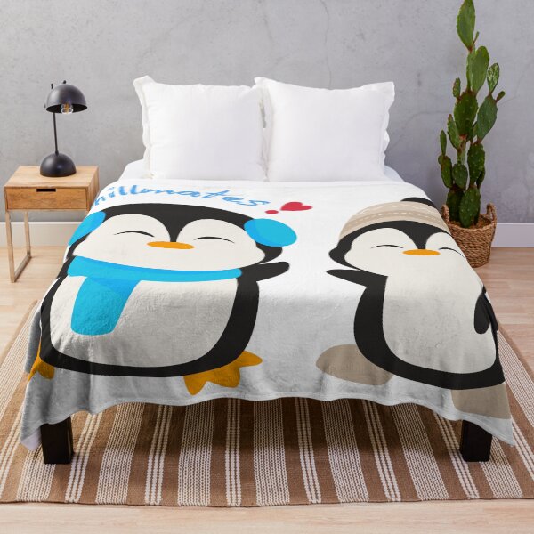 Item preview, Chill Mates Cute Penguin Funny Winter Romance designed and sold by Soulfulust .