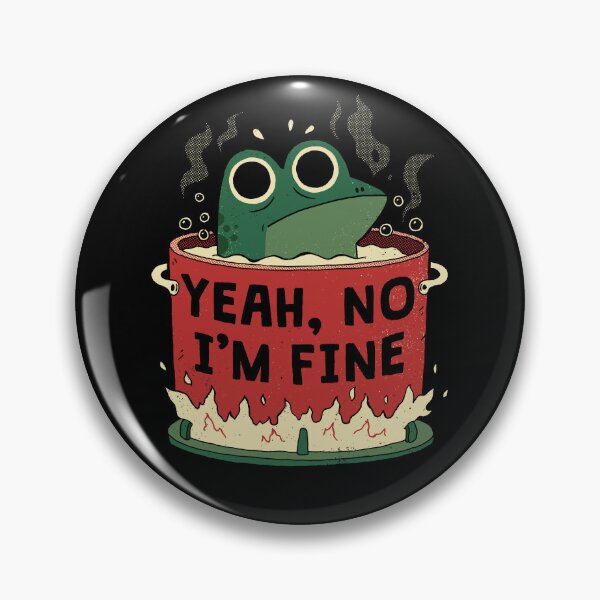 Item preview, Frog Is Fine designed and sold by DinoMike.