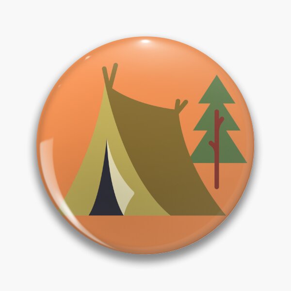 Item preview, Camping badge Camp Enchanted designed and sold by CampEnchanted.