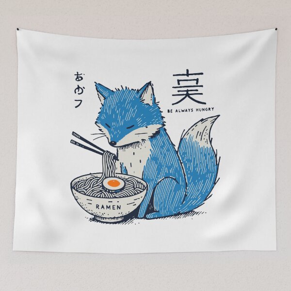 Item preview, Kitsune Ramen Fuchs Kawaii Japan Streetwear designed and sold by LuminOrb.