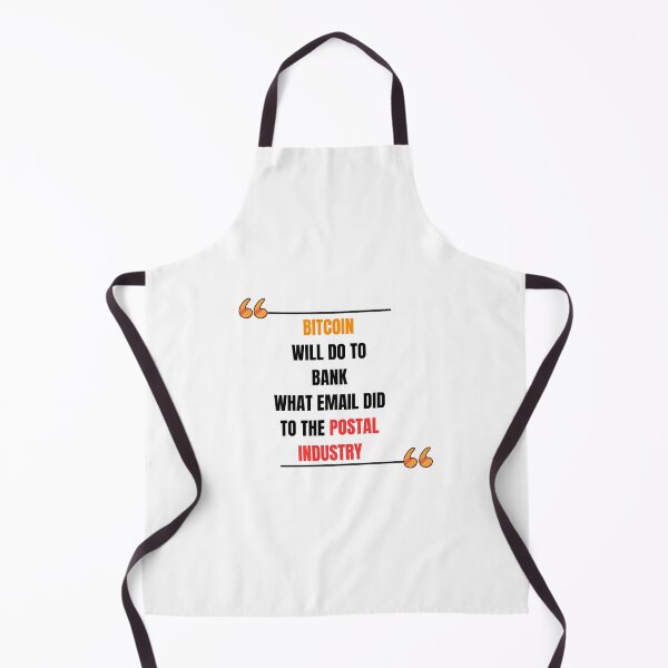 Item preview, Bitcoin will do to banks what email did to the postal industry. designed and sold by Never Stop Trading.