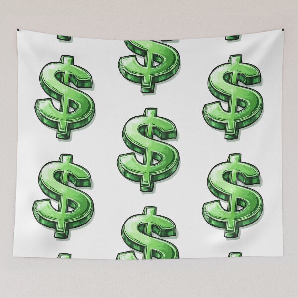 Item preview, Cash Flow King: Bold Dollar Sign Design on T-Shirts, Phone Cases & More! designed and sold by Ignorant-Artist.