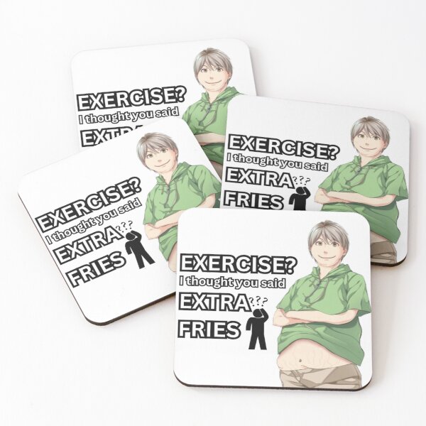 Item preview, EXERCISE I thought you said EXTRA FRIES paradise omestick funny designed and sold by Petrichormir.