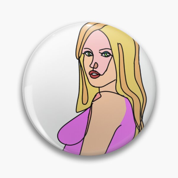 Item preview, BLOND GIRL LINEWORK STYLE designed and sold by clararteh.