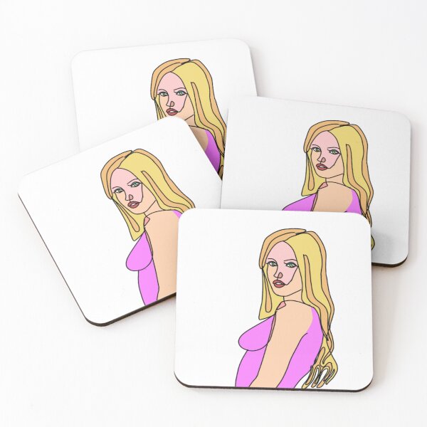 Item preview, BLOND GIRL LINEWORK STYLE designed and sold by clararteh.