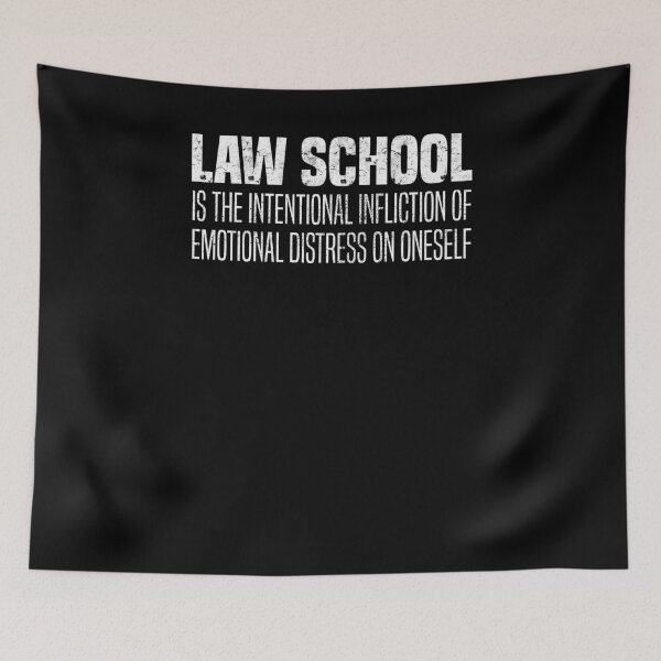 Item preview, Law School Infliction of Emotional Distress Funny T-Shirt designed and sold by LookTwice.