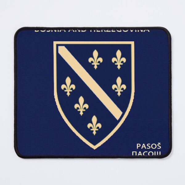 Item preview, Passport / Coat of Arms of the Republic of Bosnia and Herzegovina | Historic Bosnian Symbol designed and sold by TrendSh0p.