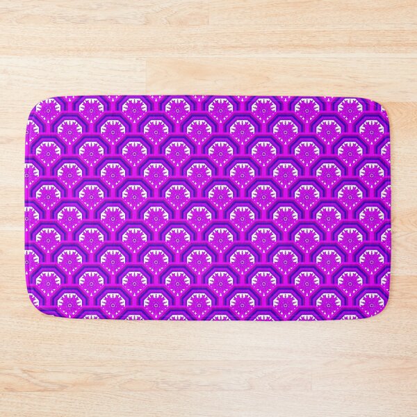 Item preview, Pink-Purple Floral Octagonal Pattern designed and sold by Kittaya  Saemee.